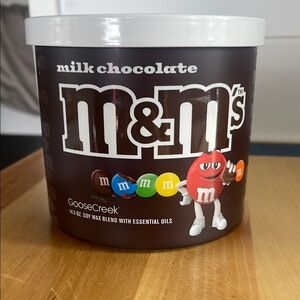 M&M's Milk Chocolate Candle